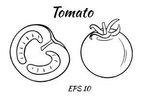Free Food Picture To Color In