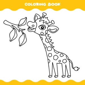 Free Giraffe Picture To Color In