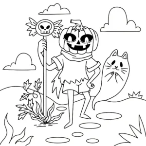 Free Halloween Picture To Color In