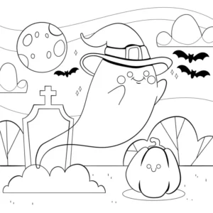 Free Halloween Picture To Color In