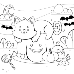 Free Halloween Picture To Color In