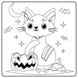 Free Halloween Picture To Color In