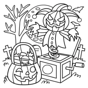 Free Halloween Picture To Color In
