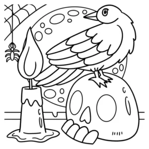 Free Halloween Picture To Color In
