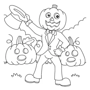 Free Halloween Picture To Color In