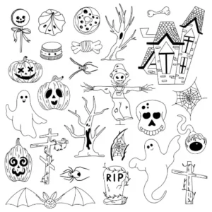 Free Halloween Picture To Color In