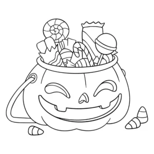 Free Halloween Picture To Color In