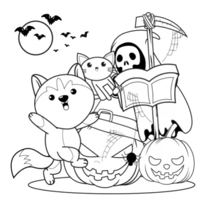 Free Halloween Picture To Color In