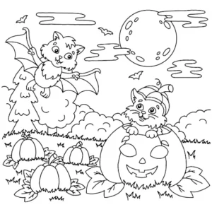Free Halloween Picture To Color In