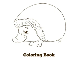 Free Hedgehog Picture To Color In