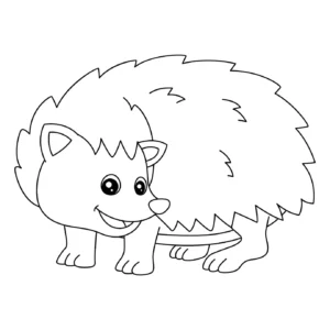 Free Hedgehog Picture To Color In