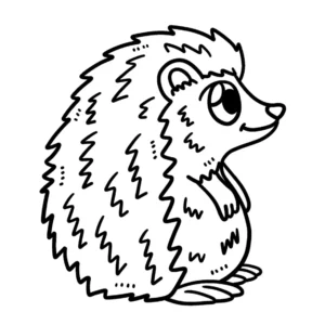 Free Hedgehog Picture To Color In