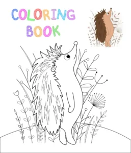 Free Hedgehog Picture To Color In