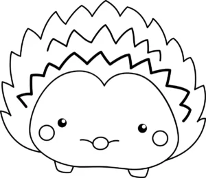 Free Hedgehog Picture To Color In