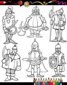 Free History Picture To Color In