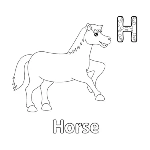 Free Horse Picture To Color In