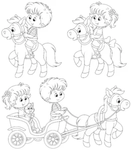 Free Horse Picture To Color In