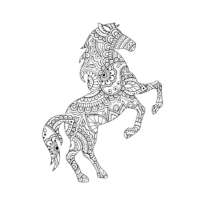 Free Horse Picture To Color In