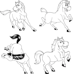 Free Horse Picture To Color In