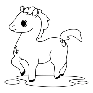 Free Horse Picture To Color In