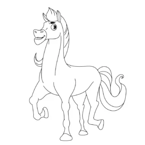Free Horse Picture To Color In