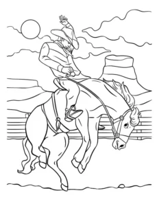 Free Horse Picture To Color In