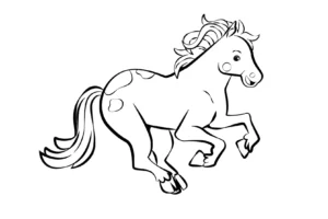 Free Horse Picture To Color In