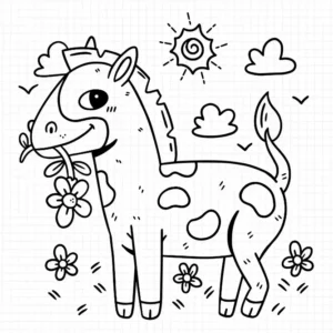 Free Horse Picture To Color In