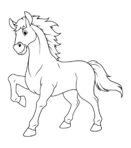 Free Horse Picture To Color In