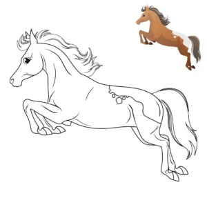 Free Horse Picture To Color In