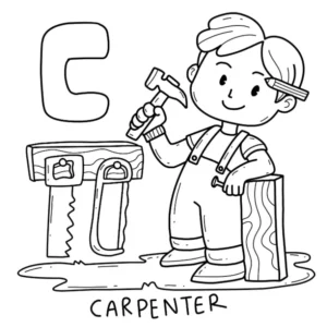 Free Job Picture To Color In