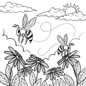 Free Jungle Picture To Color In