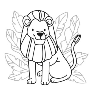 Free Jungle Picture To Color In