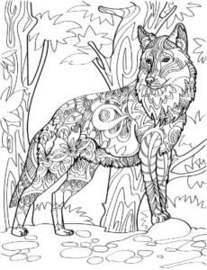 Free Jungle Picture To Color In