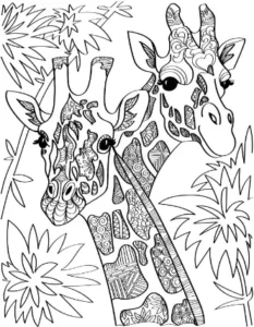 Free Jungle Picture To Color In