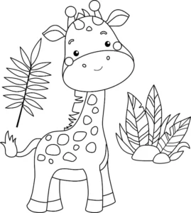Free Jungle Picture To Color In