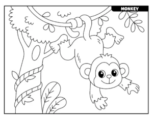 Free Jungle Picture To Color In