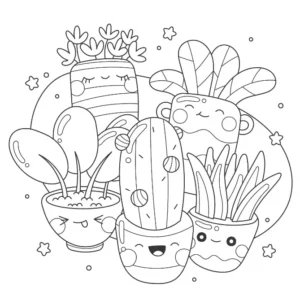 Free Kawaii Picture To Color In