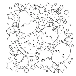Free Kawaii Picture To Color In