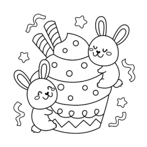 Free Kawaii Picture To Color In