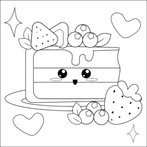 Free Kawaii Picture To Color In