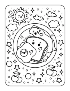 Free Kawaii Picture To Color In