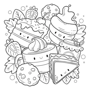 Free Kawaii Picture To Color In