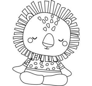 Free Lion Picture To Color In