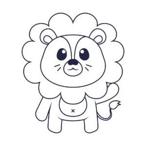 Free Lion Picture To Color In