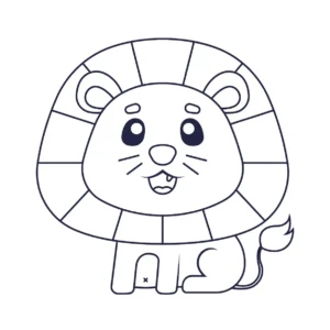 Free Lion Picture To Color In