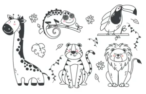 Free Lion Picture To Color In