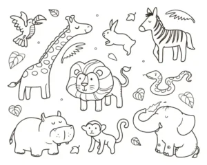 Free Lion Picture To Color In