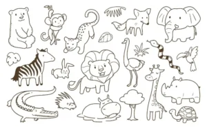 Free Lion Picture To Color In