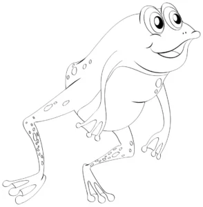 Free Lizard Picture To Color In